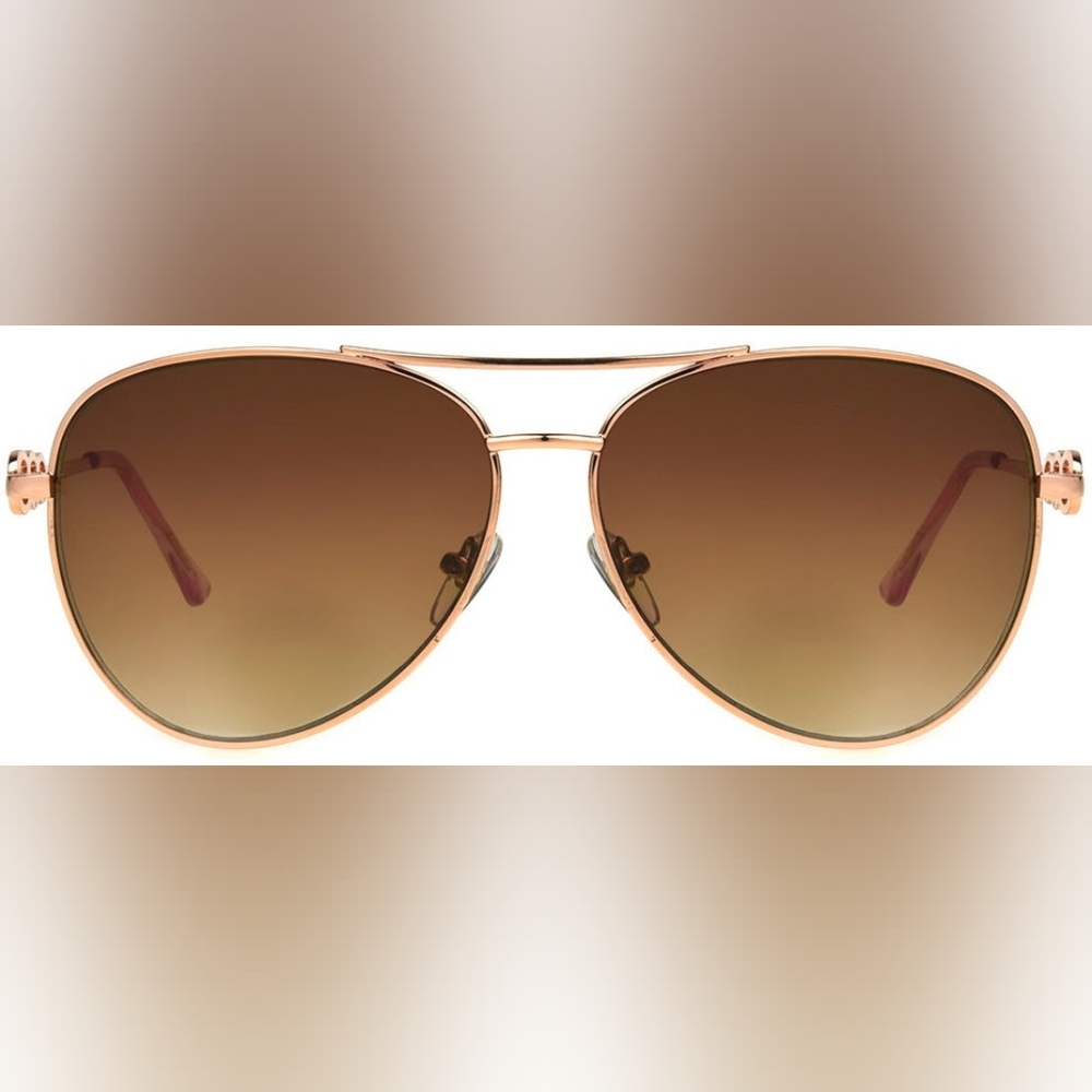 Stylish Gold Aviator Sunglasses